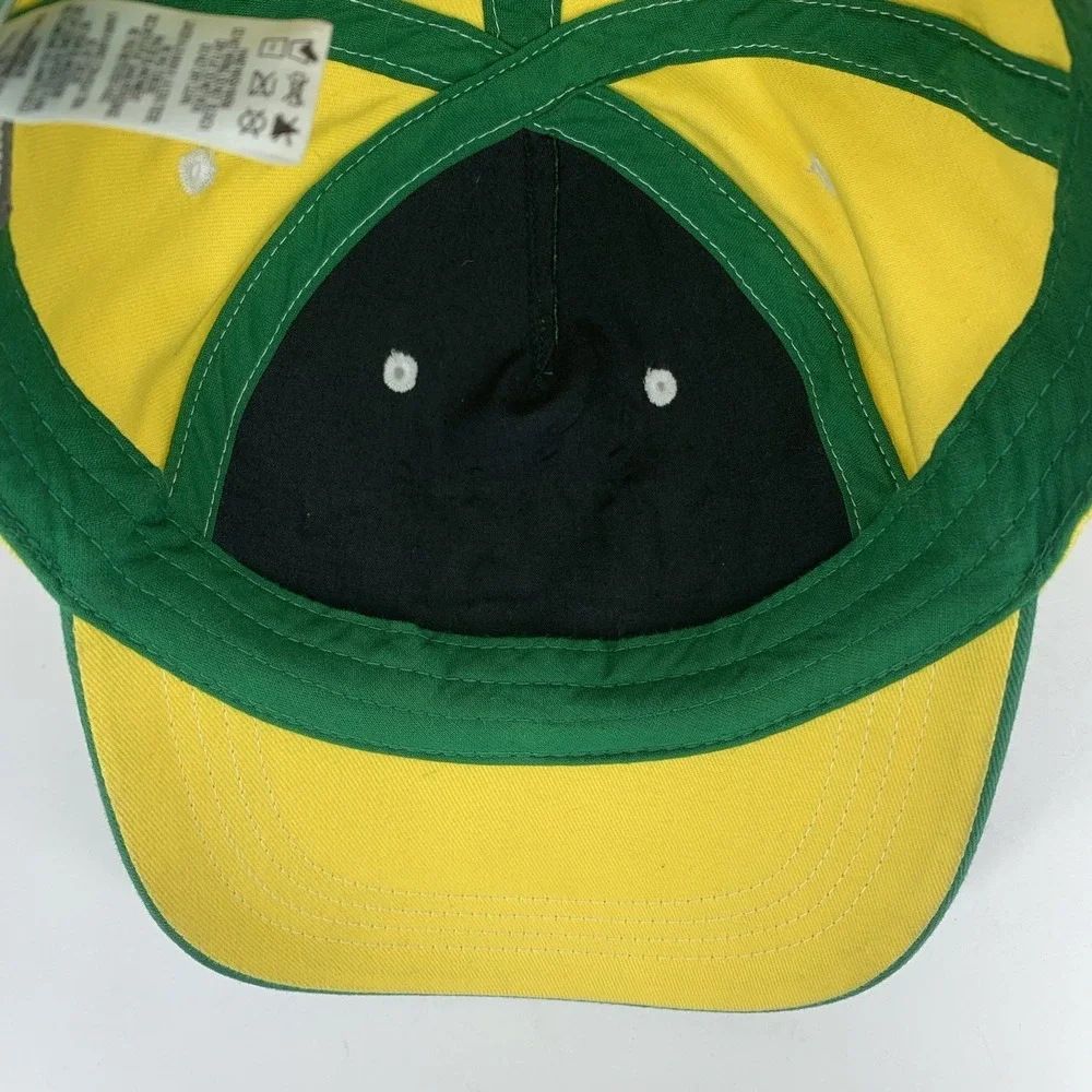 Green Yellow CHILD Nike Hat 2000s Adjustable Cotton Baseball Cap
